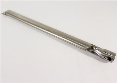 grill parts: 17" Stainless Steel Tube Burner, With Flame Hole "Lip Guard" Design