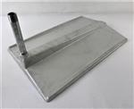 grill parts: 14-3/4" X 23-3/8" Cast Aluminum Heat Shield-Drip Tray With Drain Pipe, Phoenix (image #3)