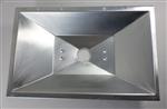 grill parts: Catch Tray with Centered Drain - Aluminum - (17-7/8in. x 11-3/4in. x 3-1/4in.) (image #1)