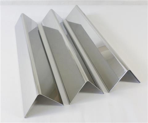 grill parts: Flavorizer Bar Set - 3pc. - Stainless Steel - (15-1/4in.)
