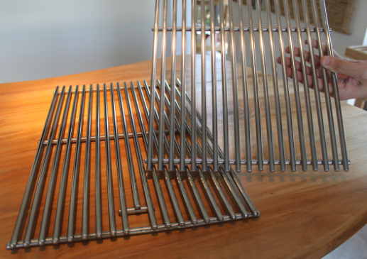 grill parts: 19-1/4" X 24" Two Piece Stainless Steel Rod Cooking Grate Set NO LONGER AVAILABLE