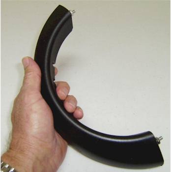 grill parts: Small 9-3/4" Crescent Shaped Handle