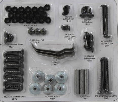 grill parts: Patio Caddie Hardware Kit NO LONGER AVAILABLE