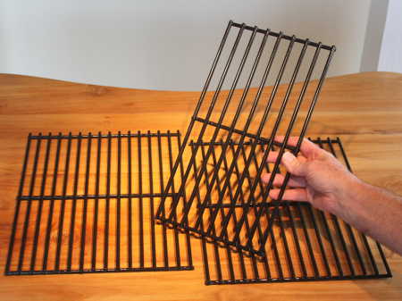 grill parts: 15" x 32" Porcelain Coated 3 Piece Cooking Grate Set THIS PART IS NO LONGER AVAILABLE 