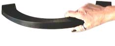 grill parts: Large 17-1/8" Crescent Shaped Handle PART NO LONGER AVAILABLE