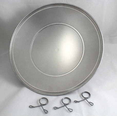 grill parts: 13-1/2" Diameter Ash Catcher Pan For 22.5" Kettles