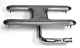 grill parts: 16" Single H-Burner With A Curved Right Tube