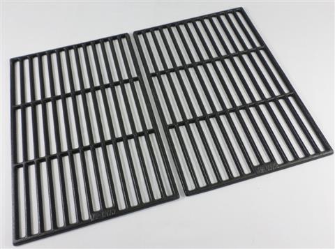 grill parts: 16-7/8" X 23" Two Piece Cast Iron Cooking Grate Set