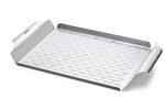 grill parts: Deluxe Flat Grilling Pan - Stainless Steel - (18-1/2in. x 13-1/2in. x 1-1/2in.) (image #3)
