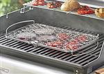 Char-Broil Patio Bistro Grill Parts: Large Fish/Veggie Basket - Stainless Steel - (18in. x 11in. x 2-1/4in.)