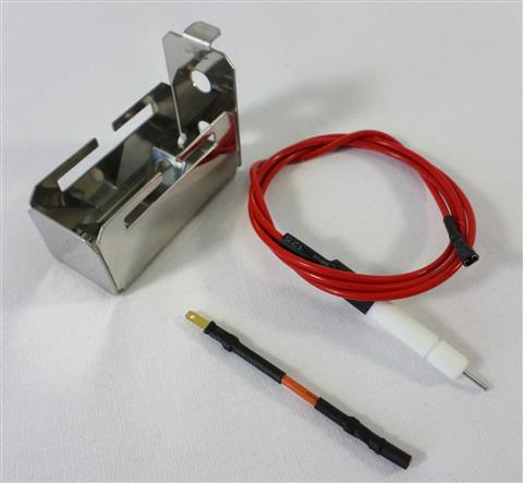 Parts for DCS Grills: DCS Enclosed Electrode And Spark Box Assembly Wth 29-1/2" Wire (Replaces DCS OEM Part 211718)