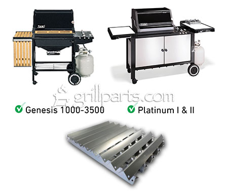 Weber Genesis Grill Parts Repair Replacement Parts For Genesis I Iv 1000 5000 Platinum I Ii Burners Cooking Grates Heat Shields And More Grillparts Com