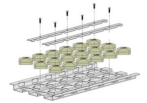 Artisan grill parts: Heat Plate Briquette Tray Assembly - 9-3/4in X 16-7/8in. - (Artisan #510-1025) (image #2)