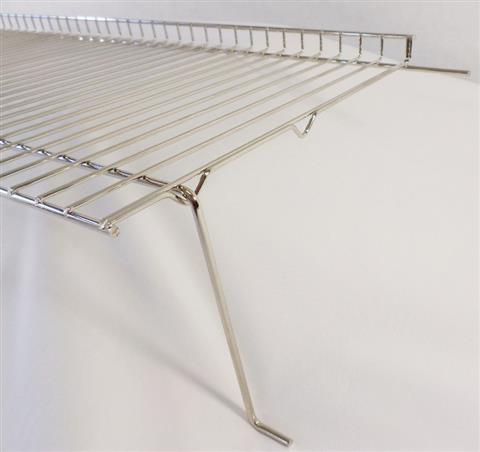 Parts for MasterFlame Grills: 7000 Series Chrome Warming Rack, "Bottom"