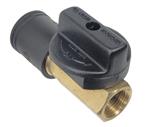 grill parts: 3/8" Natural Gas Quick Connect Fitting With Integral On/Off Ball Valve (image #2)