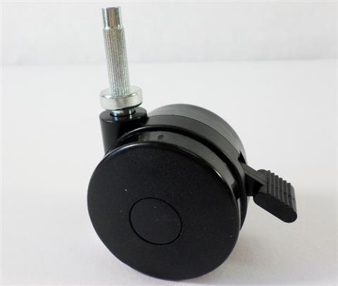 Parts for Broil King Sovereign Grills: Locking Swivel Caster With Mounting Post, Broil King Signet/Sovereign