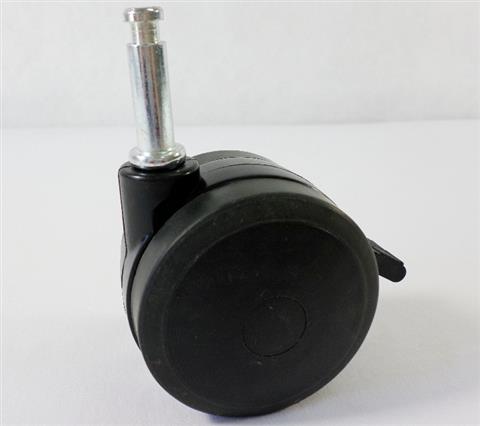 grill parts: Locking Swivel Caster With Mounting Post, Broil King Baron