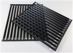 Grill Grates Grill Parts: 15-1/8" X 25-1/2" Two Piece Cast Iron Cooking Grate Set, Broil King Signet And Crown #11228