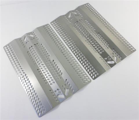 grill parts: 15-1/2" X 21" Two Piece Stainless Steel Vaporizing Panel Set For AOG 24" Models