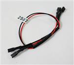 Grill Ignitors Grill Parts: Dual Wire Harness For Igniter Push Button Switch, Broil King Baron And Regal/Imperial