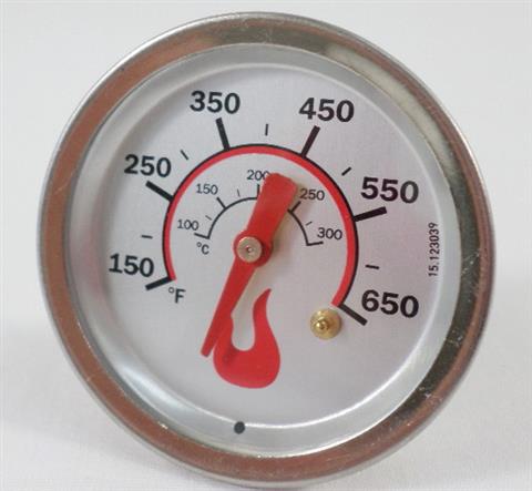 grill parts: Temperature Gauge, Grill2Go Tru-Infrared "2012 and Newer"