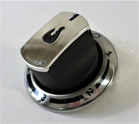 grill parts: Control Knob With Bezel, "Electric" Patio Bistro 