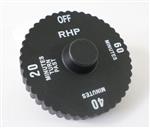 Holland Grill Parts: Control Knob - For Automatic Gas Timer - (20/40/60min.)