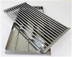 grill parts: 18-3/8" X 17-1/2" Two Section Infrared Cooking Grate Set (Pre-2015) (image #2)