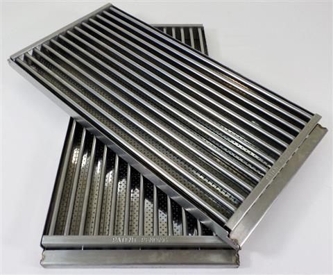 grill parts: 18-3/8" X 17-1/2" Two Section Infrared Cooking Grate Set (Pre-2015)