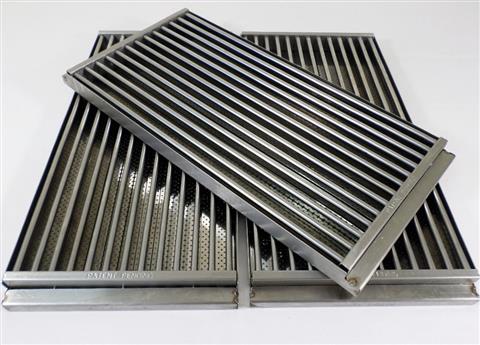 Char-Broil Commercial Infrared Grill 18-3/8" X 26-1/4" Three Section Cooking Grate Set (Pre-2015) | grillparts.com BBQ Repair Replacement Parts