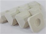 Alfresco Grill Parts: Ceramic Briquettes - Pyramid Hollowed Core - (2in. x 2in.) - 48 Count