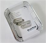  Broil King Baron grill parts: 5-3/4" X 4-3/4" Disposable Aluminum Grease Pan Liners "Pack Of 10", Broil King  (image #4)