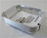  Broil King Baron grill parts: 5-3/4" X 4-3/4" Disposable Aluminum Grease Pan Liners "Pack Of 10", Broil King  (image #3)