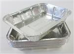 grill parts: 5-3/4" X 4-3/4" Disposable Aluminum Grease Pan Liners "Pack Of 10", Broil King  (image #2)