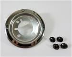 Char-Broil Patio Bistro Grill Parts: 3-1/16" Control Knob Bezel With Graphics, Charbroil "Electric" Patio Bistro