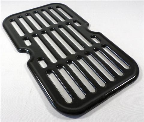 grill parts: 15-3/8" X 9-1/4" Porcelain Coated Stamped Steel Cooking Grate