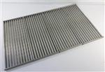 grill parts: 18-3/8" X 31" Four Section Infrared Slotted Stamped Stainless Cooking Grate Set (image #2)