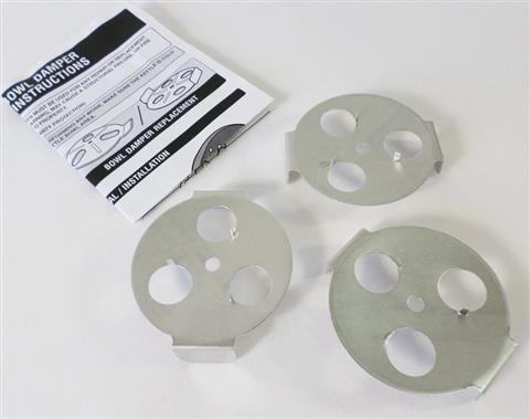 grill parts: Damper Kit, 18" Bar-B-Kettle And Smokey Mountain Cooker