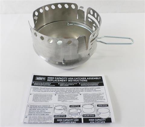 Weber 65131 Ash Catcher Assembly for 18-1/2 One Touch Kettle Grills 
