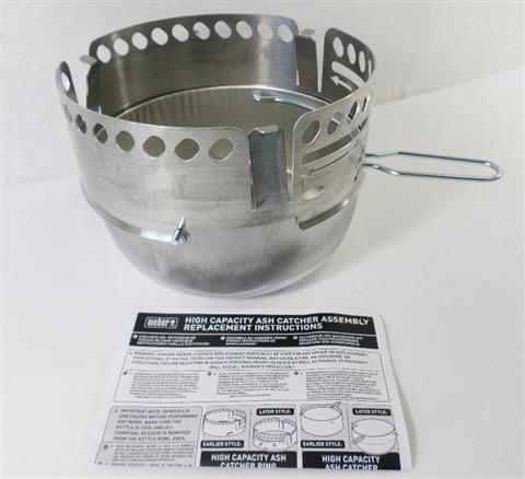 Weber 65131 Ash Catcher Assembly for 18-1/2" One Touch Kettle Grills 