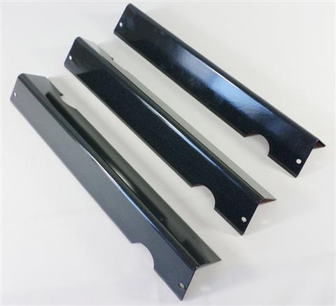 grill parts: 17-1/8" X 3" Set Of "3" Porcelain Coated Flavorizer Bars, Genesis II 210 (2017 And Newer)