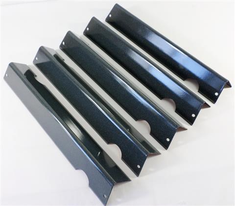 grill parts: 17-1/8" X 3" Set Of "5" Porcelain Coated Flavorizer Bars, Genesis "II" 310 (2017 And Newer)