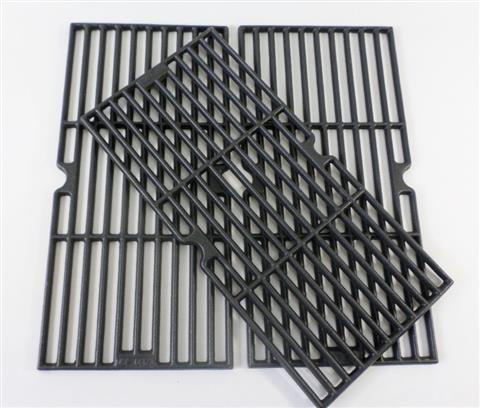 grill parts: 16-7/8" X 24-3/4" Three Piece Cast Iron Cooking Grate Set