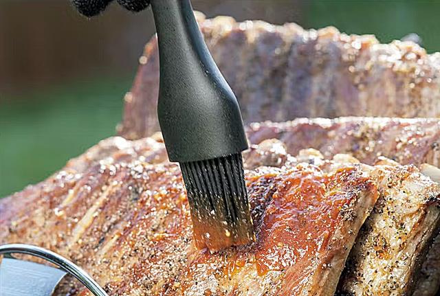Parts for 2011 Genesis 300 Grills: Basting Brush - Silicone Bristles - (13-1/4in.)