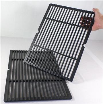 grill parts: 18-5/16" X 26-1/4" Two Piece Matte Finish Cast Iron Cooking Grate Set 