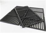 grill parts: 19-1/2" X 31-7/8" Three Piece Matte Cast Iron Cooking Grate Set (image #4)