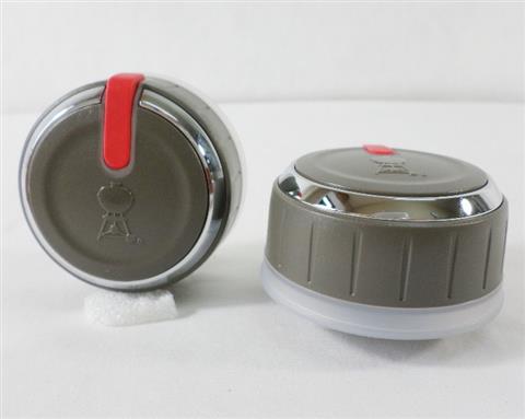 grill parts: Set of 2 "Lighted" Main Burner Control Knobs, Genesis II "LX" (Model Years 2017 And Newer)