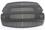grill parts: 17-3/4" X 25"  "Porcelain Enameled" Cast Iron Cooking Grates, "Gloss Finish" Weber Q300/320 And Q3200 (image #2)