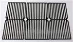 grill parts: 17-9/16" X 28-1/4" Three Piece "Gloss Finish" Cast Iron Cooking Grate Set (image #1)