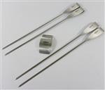Dacor Grill Parts: Deluxe Stainless Steel Skewers, "Set of 4"